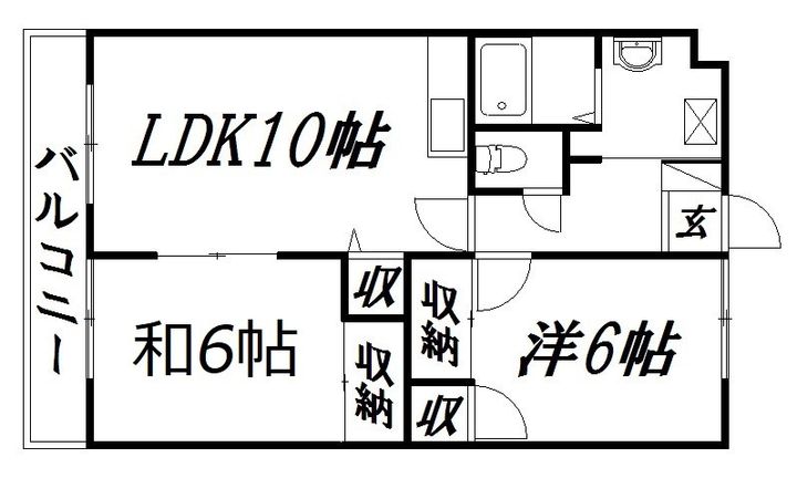 静岡県浜松市中央区上島5(マンション)の賃貸物件の間取り