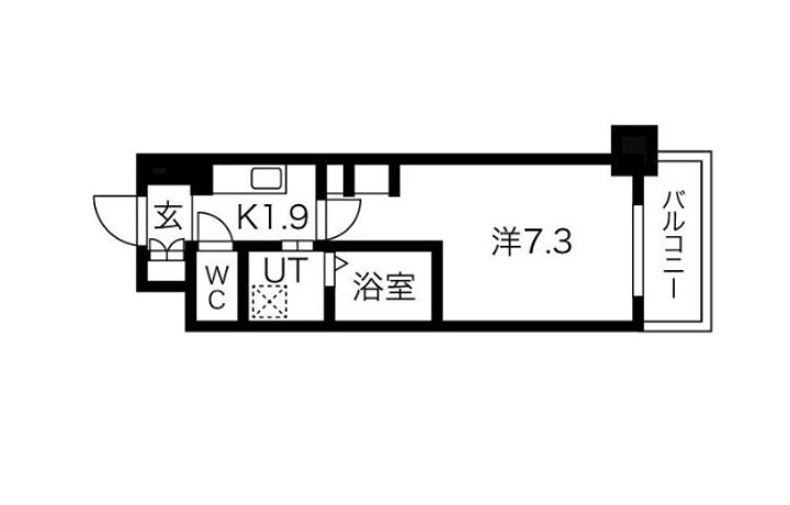エスリード難波WESTの間取り