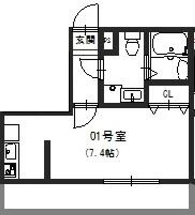 モダンエレーナ鶴見の間取り