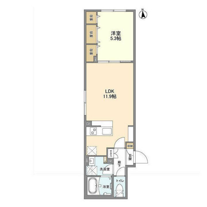 ウェルスクエア高円寺の間取り