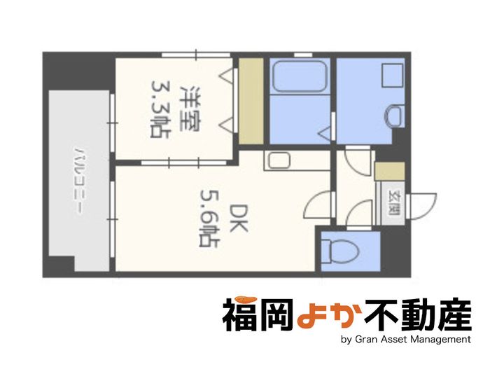 ドリームライフ博多駅南の間取り