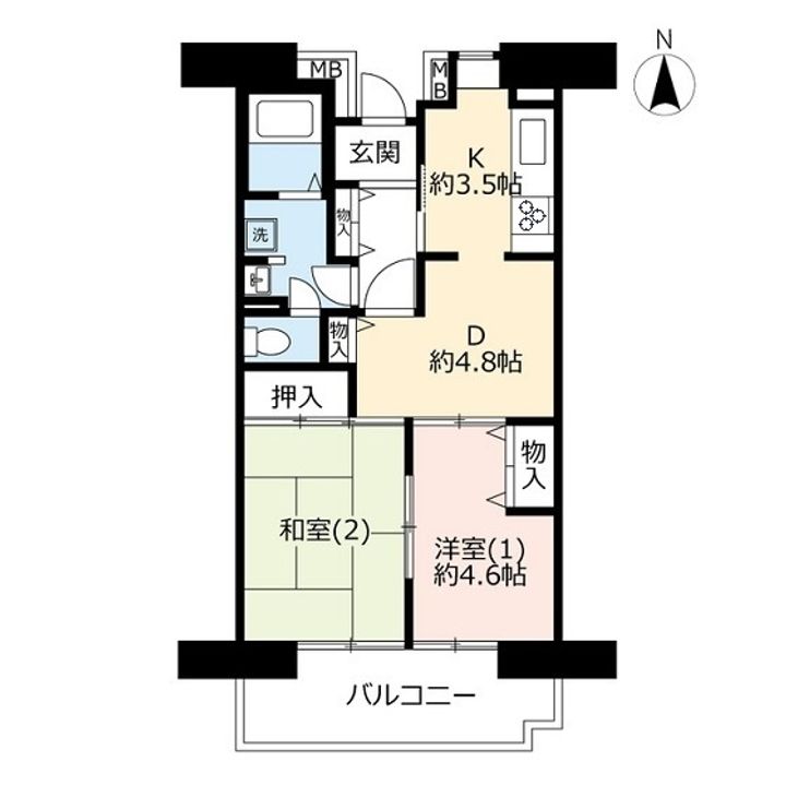 UR戸田の間取り