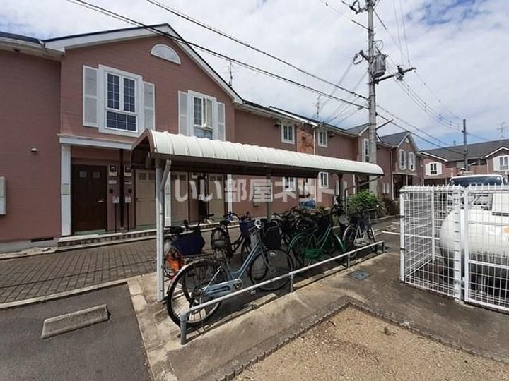 奈良県天理市二階堂上ノ庄町(アパート)の賃貸物件の地図