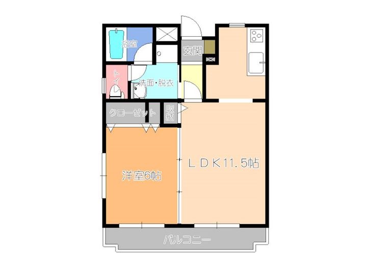 エミネント今泉の間取り