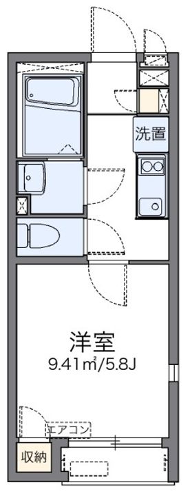 神奈川県横浜市金沢区六浦4(アパート)の賃貸物件の間取り
