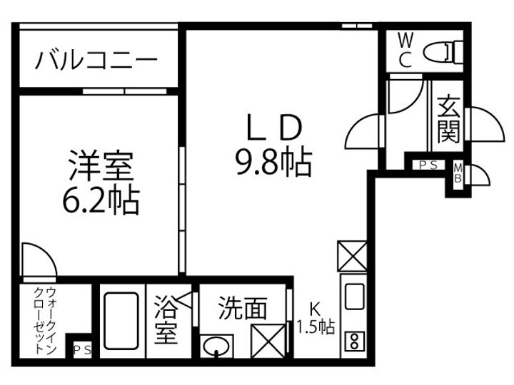 サングリーンパレスの間取り