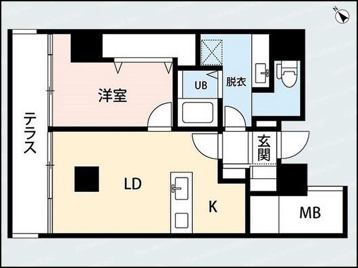 ザ・パーク一番堀の間取り