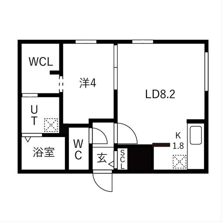 YORI N22の間取り