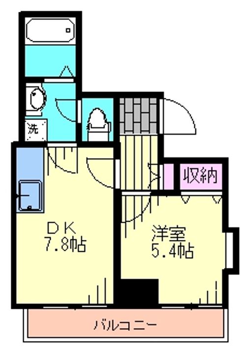 神奈川県横浜市中区初音町3(マンション)の賃貸物件の間取り