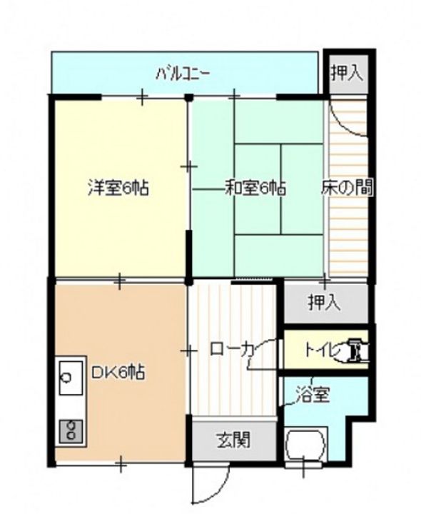 重間ビルの間取り