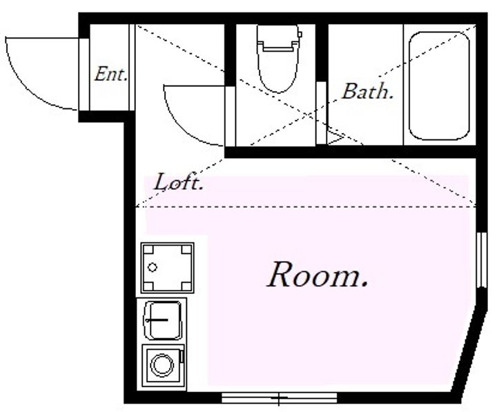 ユナイト 上星川バーゼルの間取り