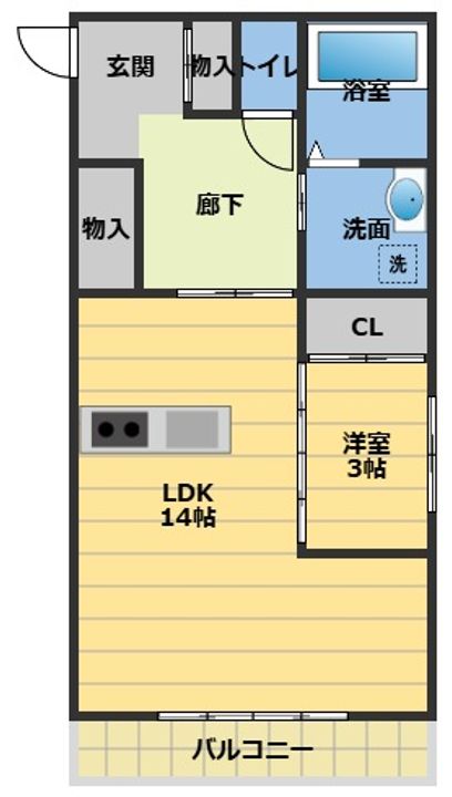 アーバンヒルズ津の間取り