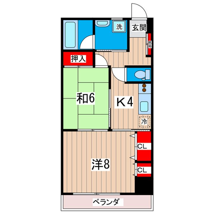 アプリコット多賀の間取り