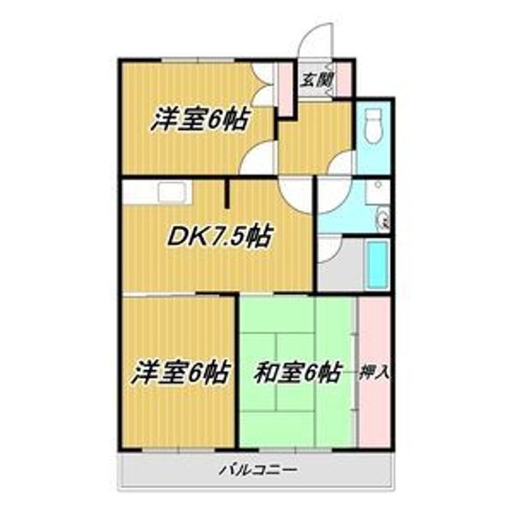 ノースランド1の間取り