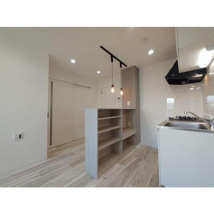 愛知県名古屋市北区生駒町1(アパート)の賃貸物件のキッチン