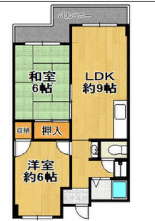 栄平尾マンションの間取り