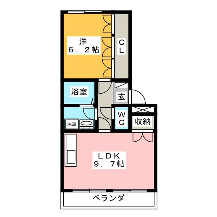 ふぁみーる B棟の間取り