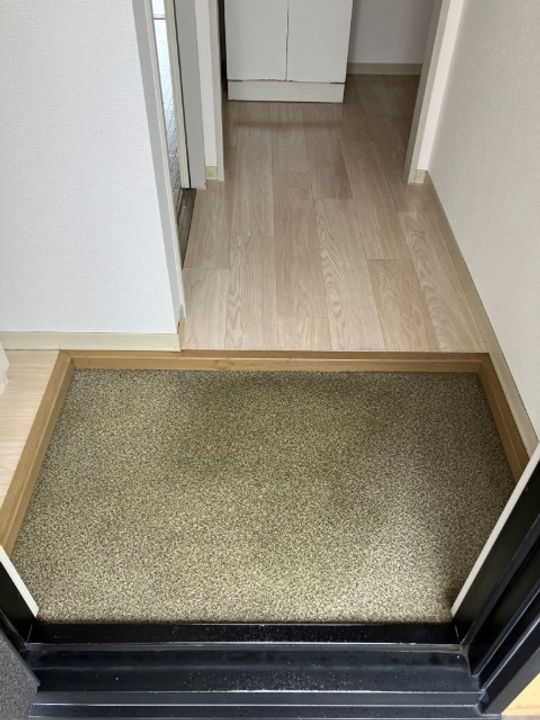 グリーンパークはやのBの玄関