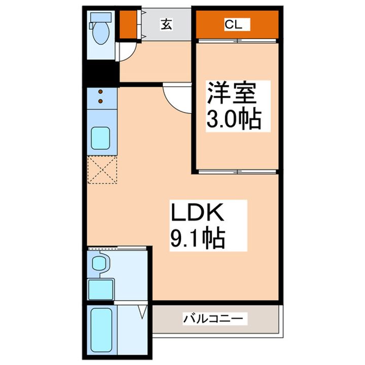 REGALEST新大江の間取り