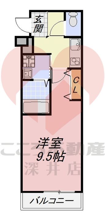 フジパレス堺鳳駅北II番館の間取り