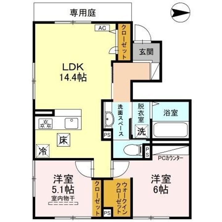 グルーヴィフィールドの間取り