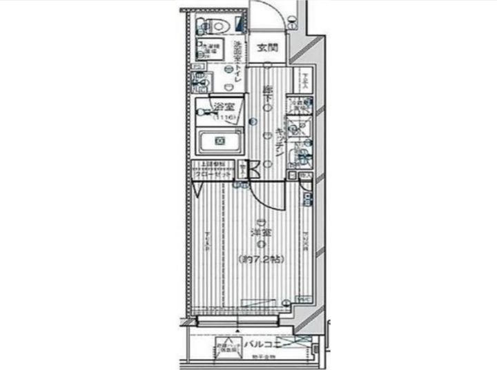 東京都荒川区東日暮里4(マンション)の賃貸物件の間取り