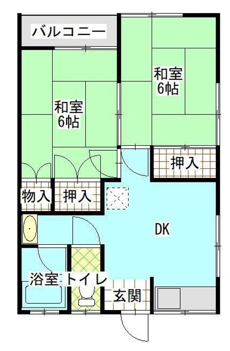 ビジューコーポの間取り