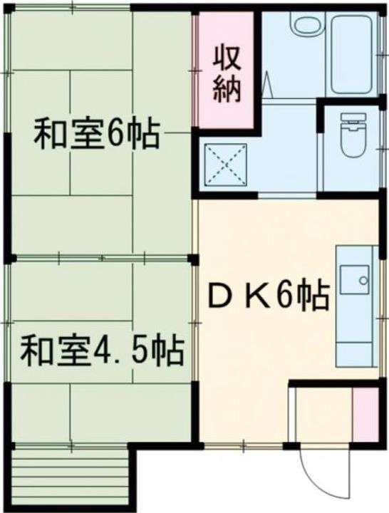 貫井コーポの間取り