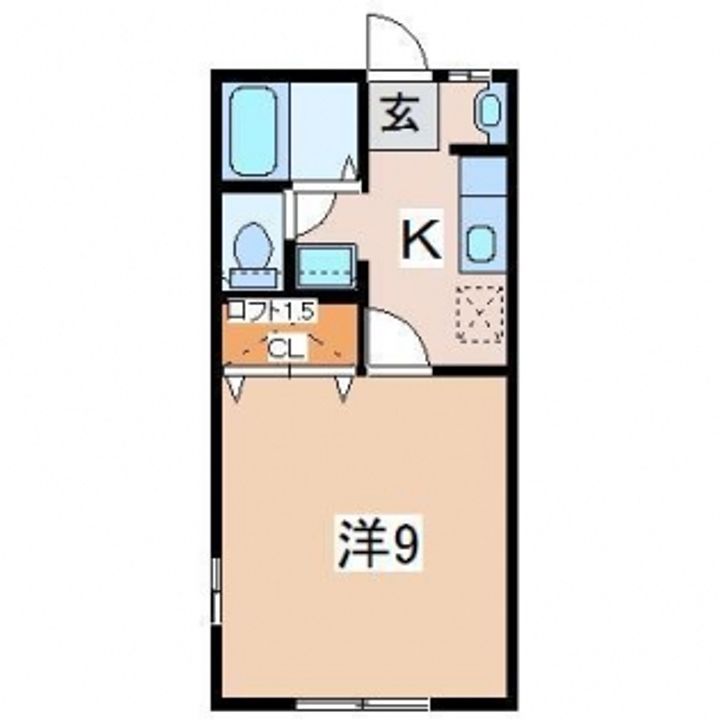 ハイツグリーングラスCの間取り