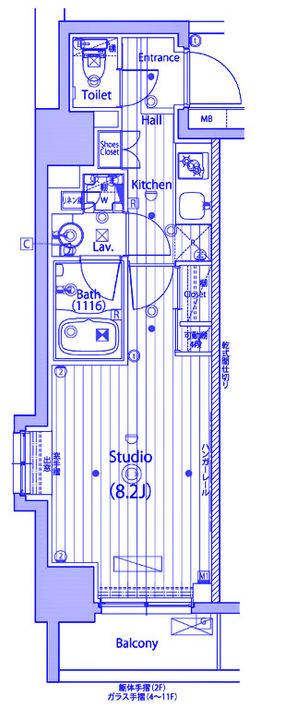 グランド・ガーラ横浜新子安の間取り