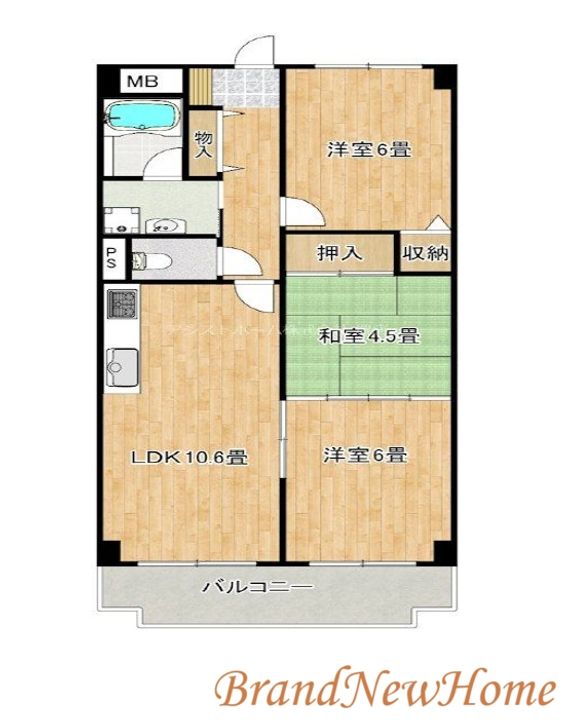 ニューライフ堺の間取り
