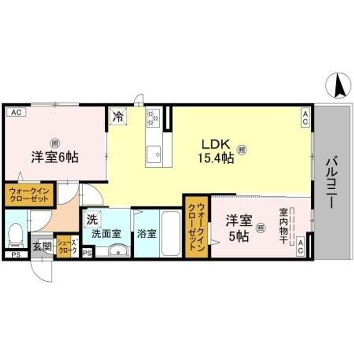 パサログランデ中安井の間取り
