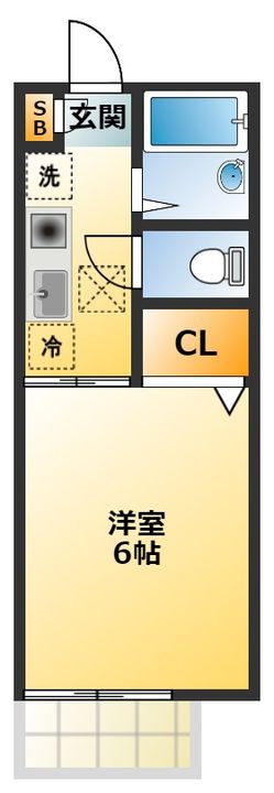 第5岸野ハイツの間取り