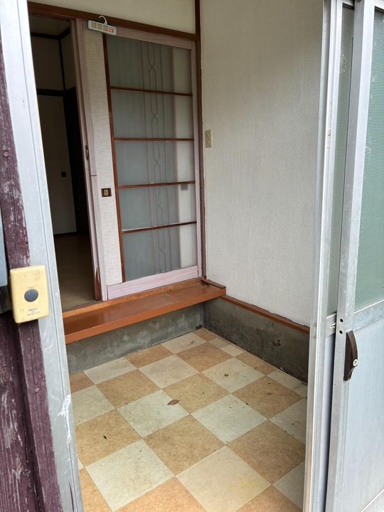 茨城県つくば市大形(一戸建)の賃貸物件の玄関