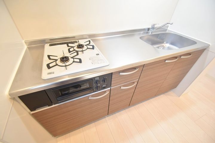 広島県広島市南区段原2(マンション)の賃貸物件のキッチン