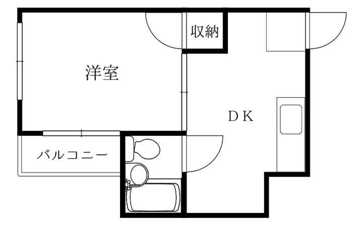 徳島県徳島市住吉1(マンション)の賃貸物件の間取り