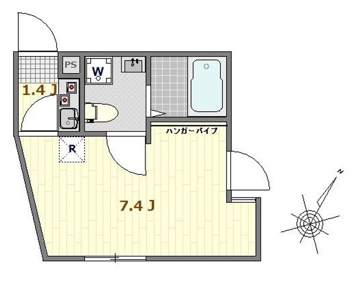 東京都葛飾区堀切1(アパート)の賃貸物件の間取り