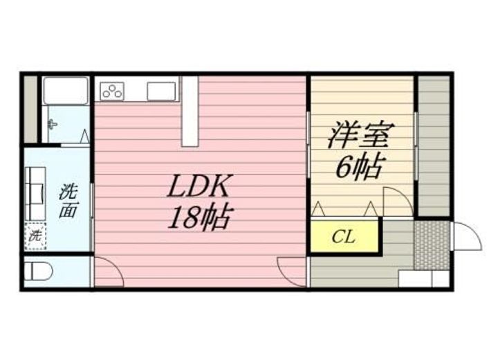 群馬県伊勢崎市長沼町(マンション)の賃貸物件の間取り