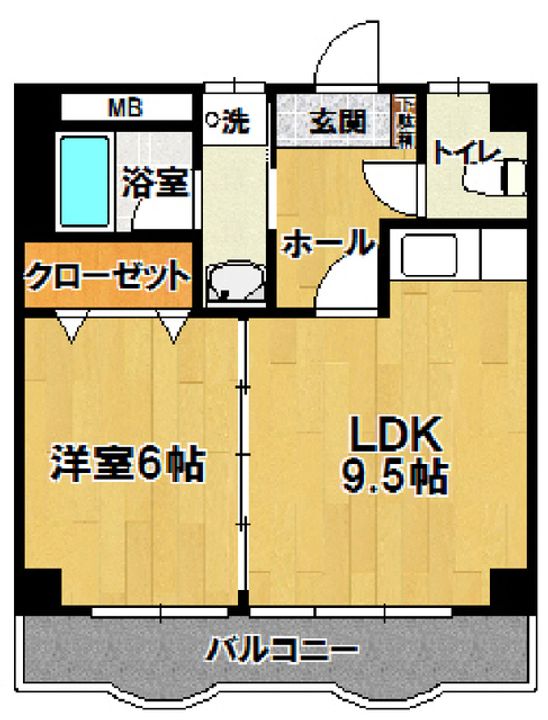 La grand sixの間取り