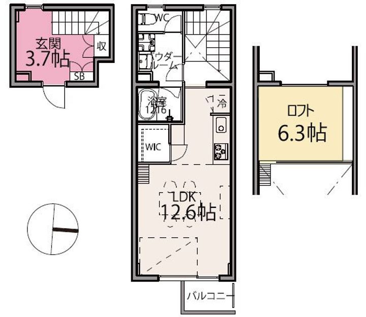 TAS 経堂レジデンスの間取り