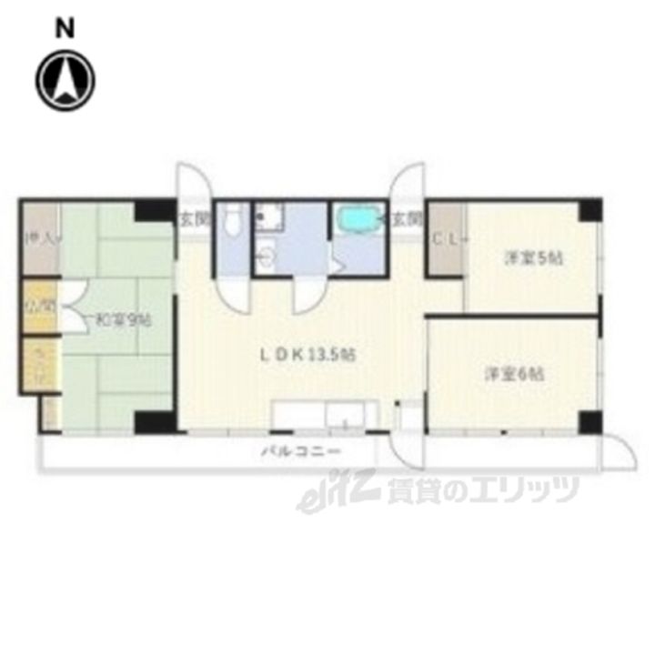 カーサコモダの間取り