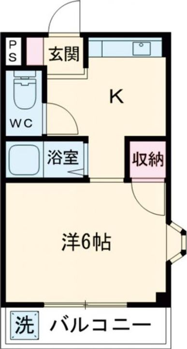 大阪府高槻市津之江町1(マンション)の賃貸物件の間取り