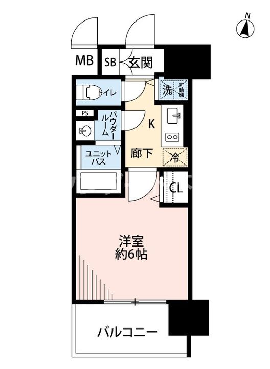 プレサンス梅田東ディアロの間取り