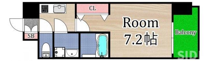 ファステート都島ベルズの間取り