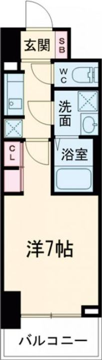 大阪府堺市西区浜寺石津町中1(マンション)の賃貸物件の間取り