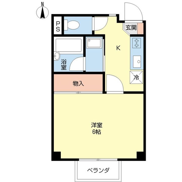 アミティハイツIIの間取り
