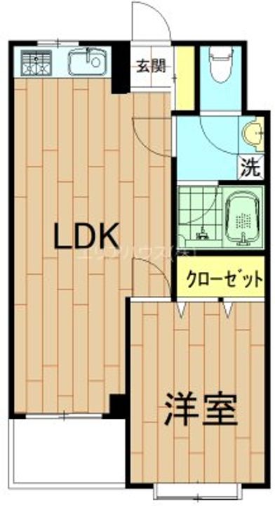 神奈川県川崎市高津区明津(マンション)の賃貸物件の間取り