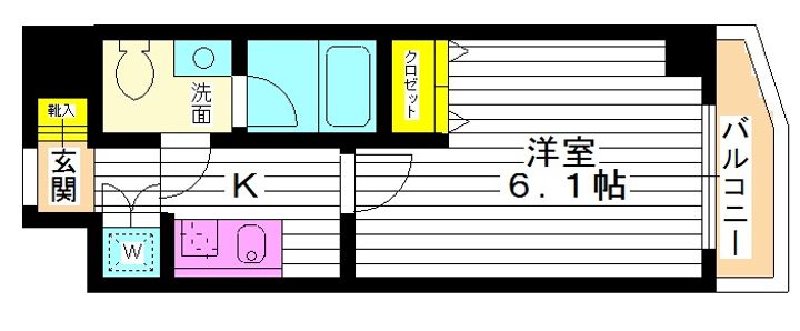 東京都練馬区高野台4(マンション)の賃貸物件の間取り