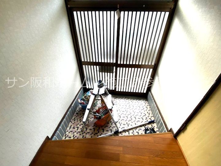 大阪府八尾市長池町1(一戸建)の賃貸物件の玄関