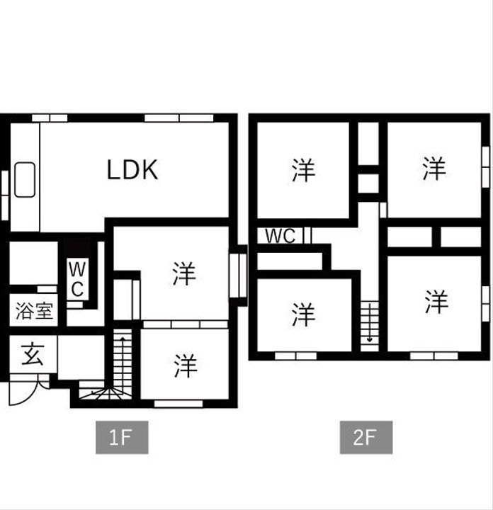 北海道札幌市北区北十九条西3(一戸建)の賃貸物件の間取り